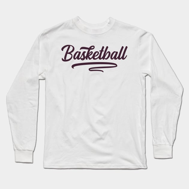 Baketball Long Sleeve T-Shirt by Ombre Dreams